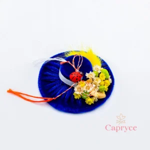 Mărțișor pălărie de catifea