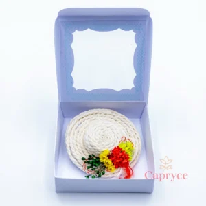 Mărțișor pălărie din sfoară